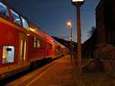 Egy k�vetkez� (�ppen j�r�) S-Bahn vonattal kij�ttem a cseh hat�r el�tti utols� �llom�sig, Sch�n�ig. 