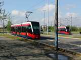 De persze m�r megjelent az �j gener�ci� is 30 darab CAF Urbos k�p�ben