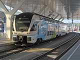 A Westbahn is Stadlerekkel oper�l, ez a KISS B�csbe indul