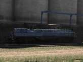 Ironikus, hogy az úton a legnagyobb késést az egyetlen Amtrak vonat miatt szenvedtük el;a szemből érkező Empire Builder miatt 20 perc késéssel közelítünk a montanai Havre-ba. Mivel itt van a BNSF depója így rengeteg a mozdony, de legelőször egy iparvágányon lévő jön, az ADMX 4553-asa még nincs 60 éves, 1 év hiányzik még hozzá ennek a GP9-esnek