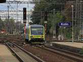 Pont lemaradok a Szlov�kia fel� tart� Arriv�s motorvonatr�l